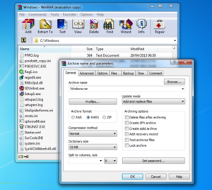 winrar exe free download for xp