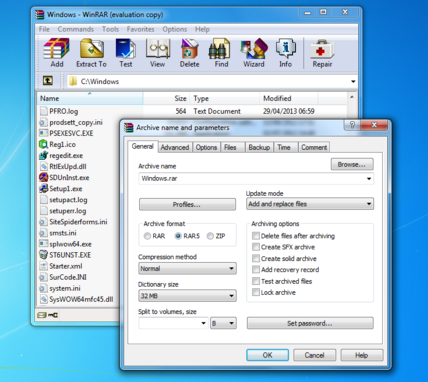 winrar download free win xp