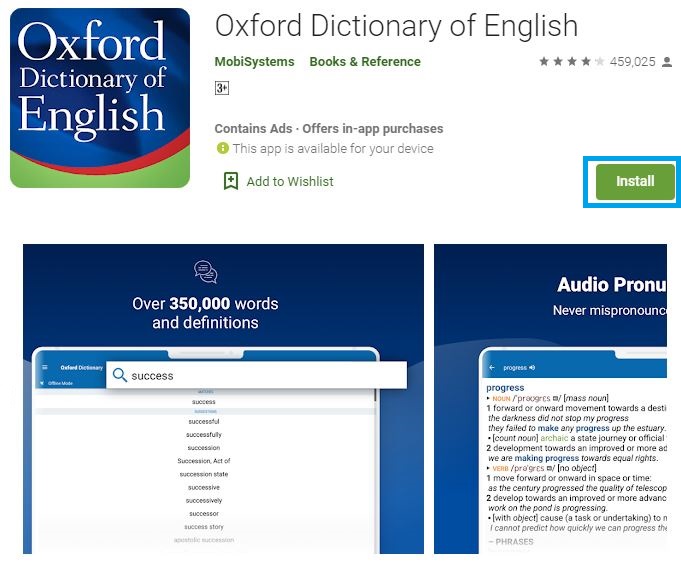 Oxford English Dictionary Free Download