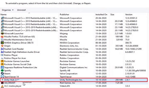 How To Uninstall Unity