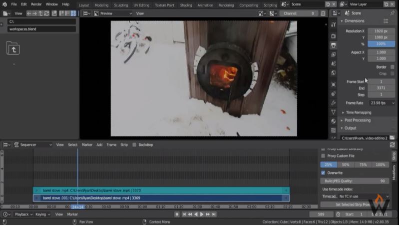 blender video editing software review