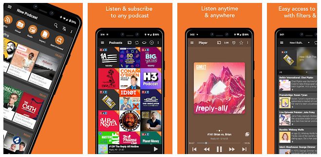 Podcast Addict For PC, Windows and Mac