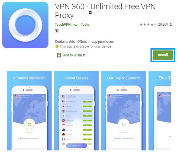 VPN 360 For PC