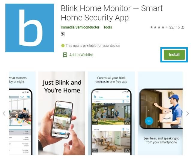 blink app for pc windows