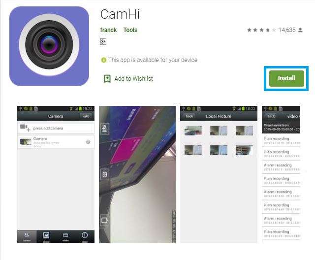 camhi for pc windows 10