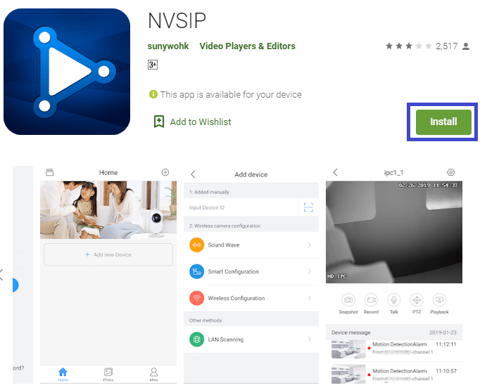 Download NVSIP For PC