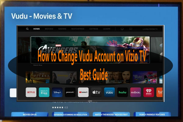 How to Change Vudu Account on Vizio TV